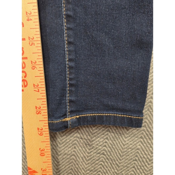 Nine West Heidi Pull On Skinny Jeans Women's Size 4 Dark Wash Yoga Stretch - Picture 9 of 11